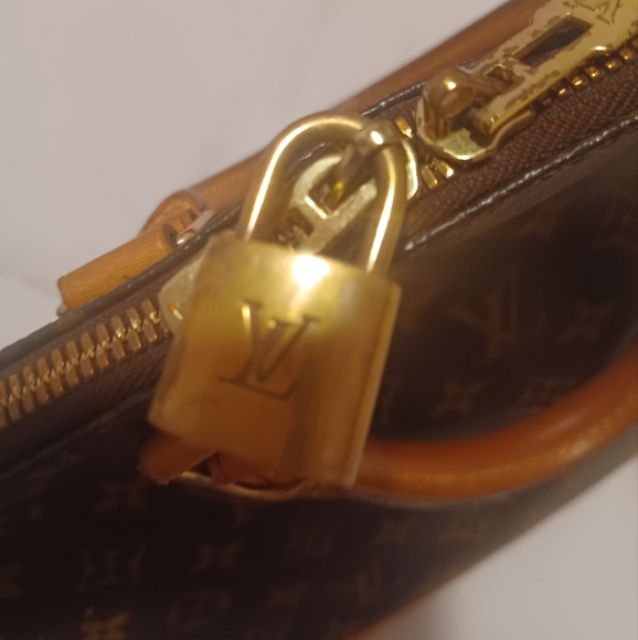 Authentic Louis Vuitton Alma Pm Handbag hand painted - Picture 13 of 14